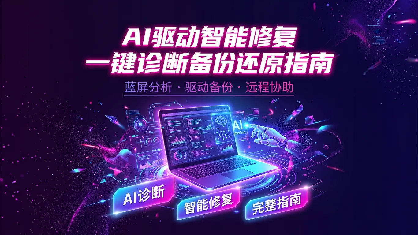 AI驱动智能修复驱动备份还原完整指南