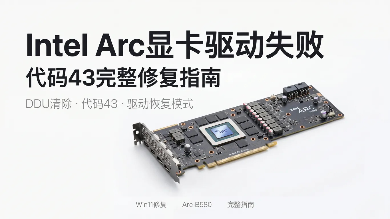 Intel Arc显卡驱动安装失败修复完整指南