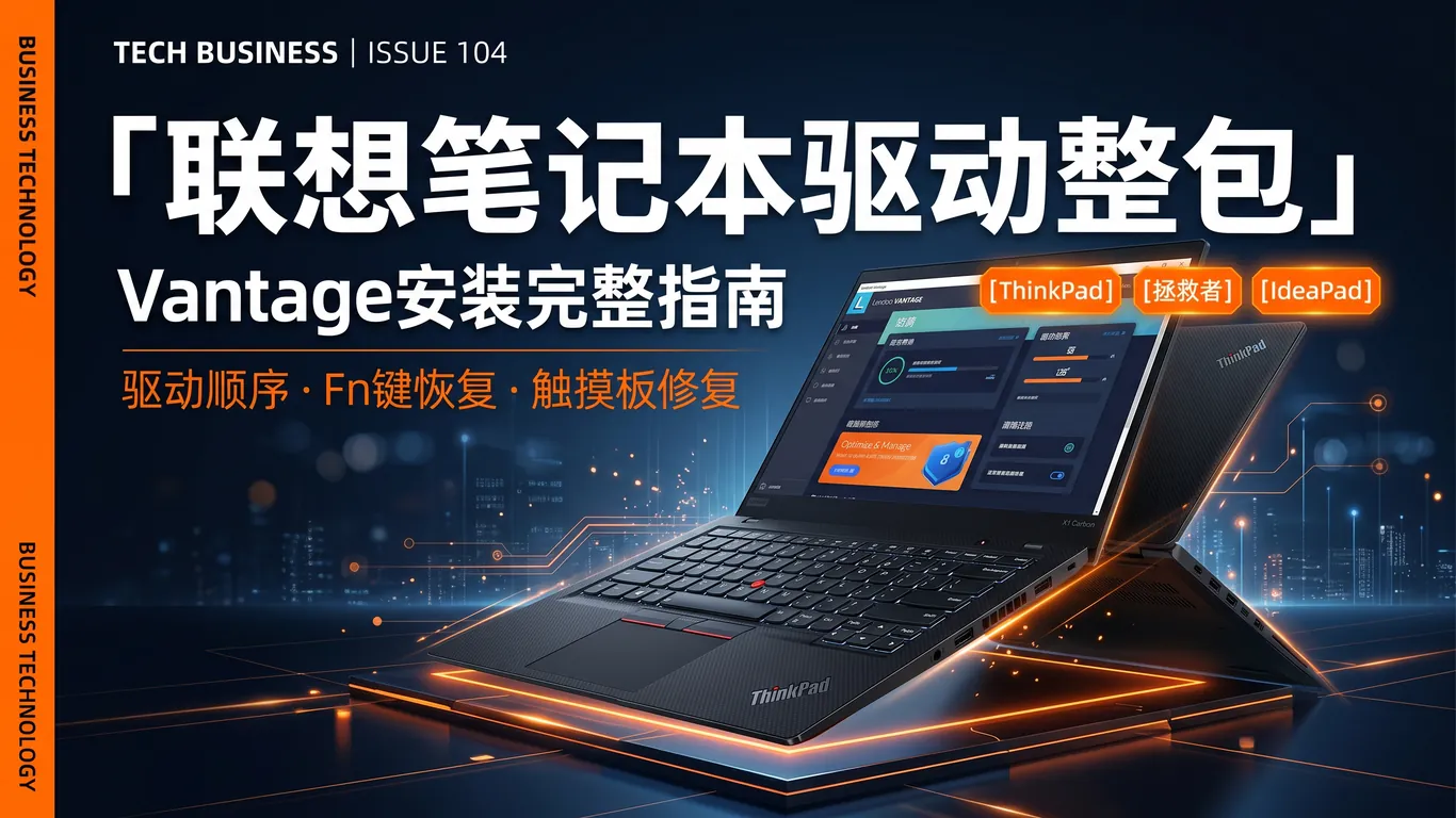 联想笔记本Lenovo Vantage驱动整包安装完整指南
