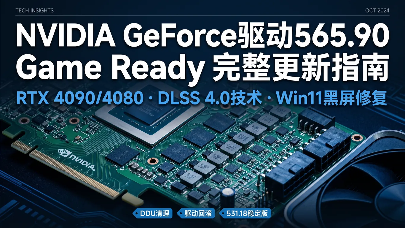 NVIDIA GeForce驱动565.90 Game Ready完整更新指南