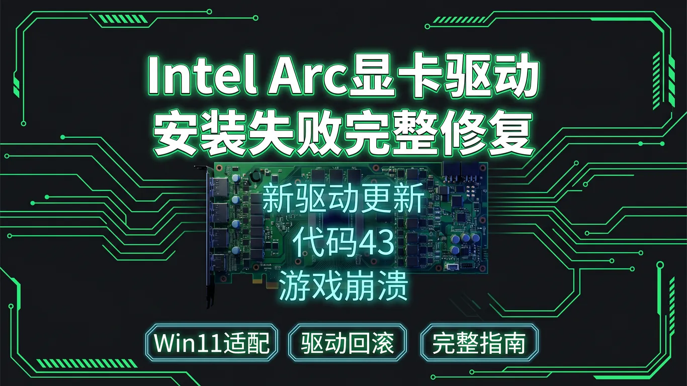 Intel Arc显卡驱动安装失败完整修复指南