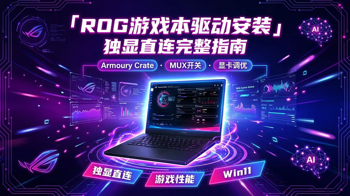 ROG华硕游戏本驱动下载安装指南