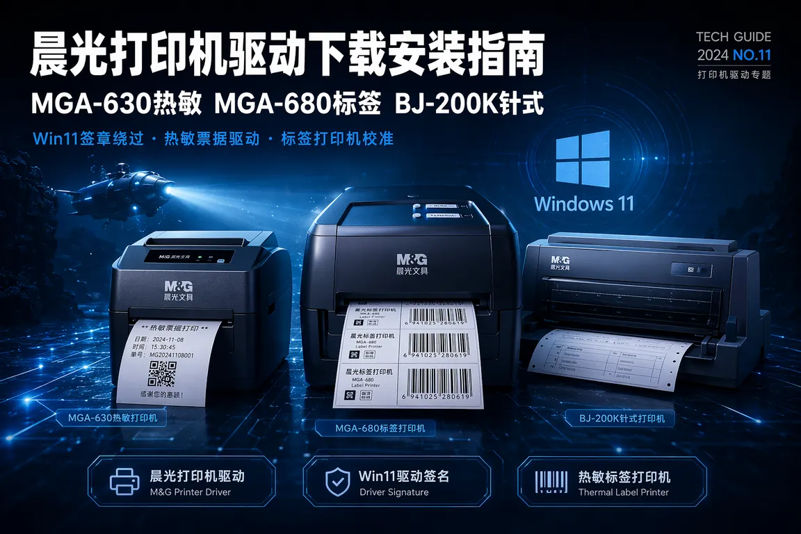 晨光打印机驱动下载安装指南