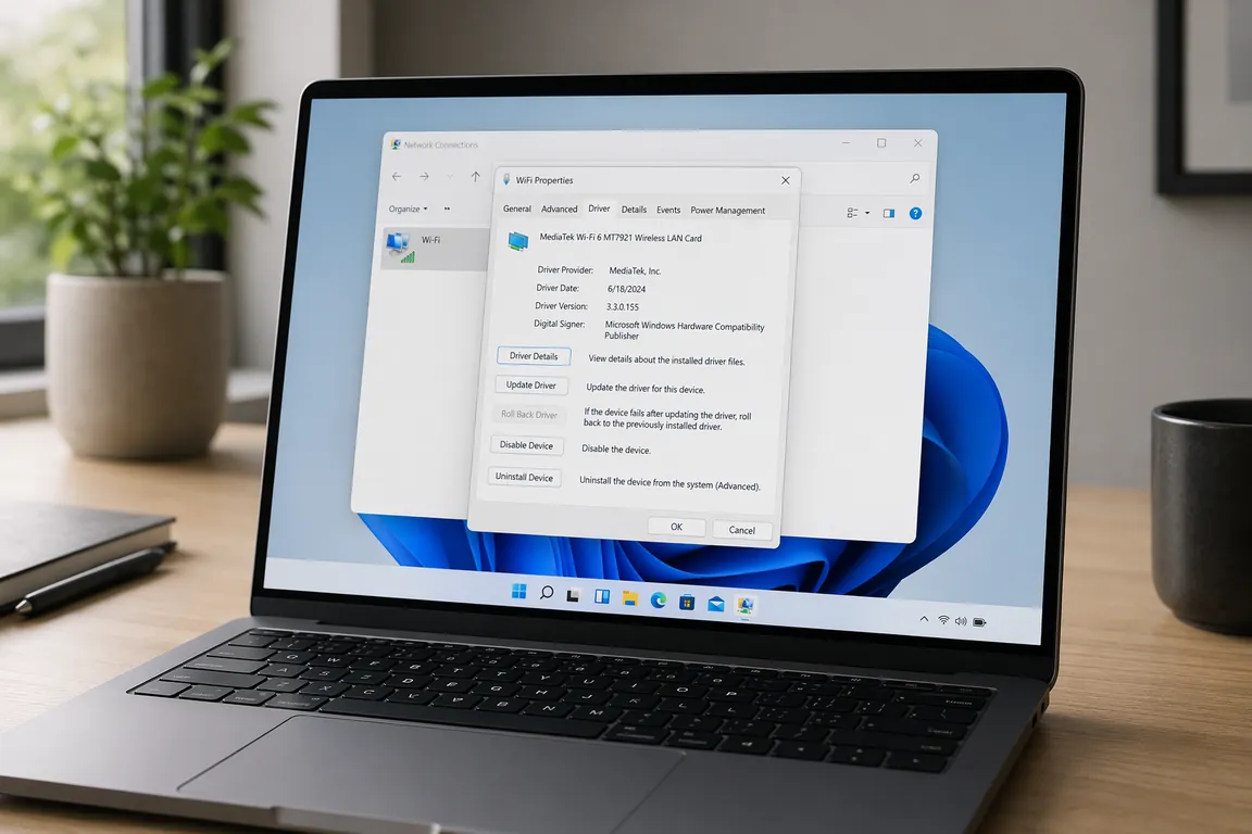 Win11网卡驱动属性界面