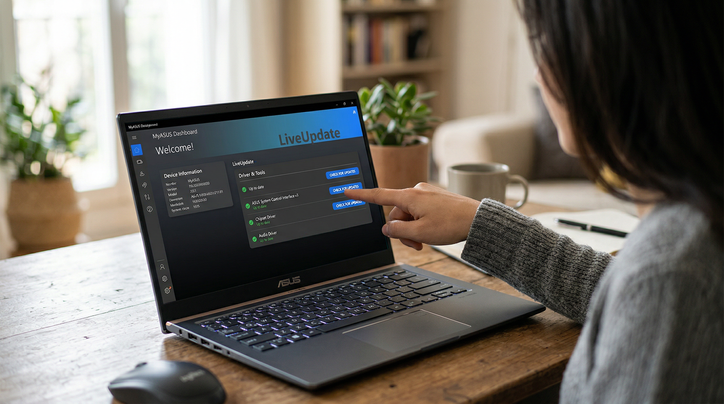 华硕系统管理软件界面操作