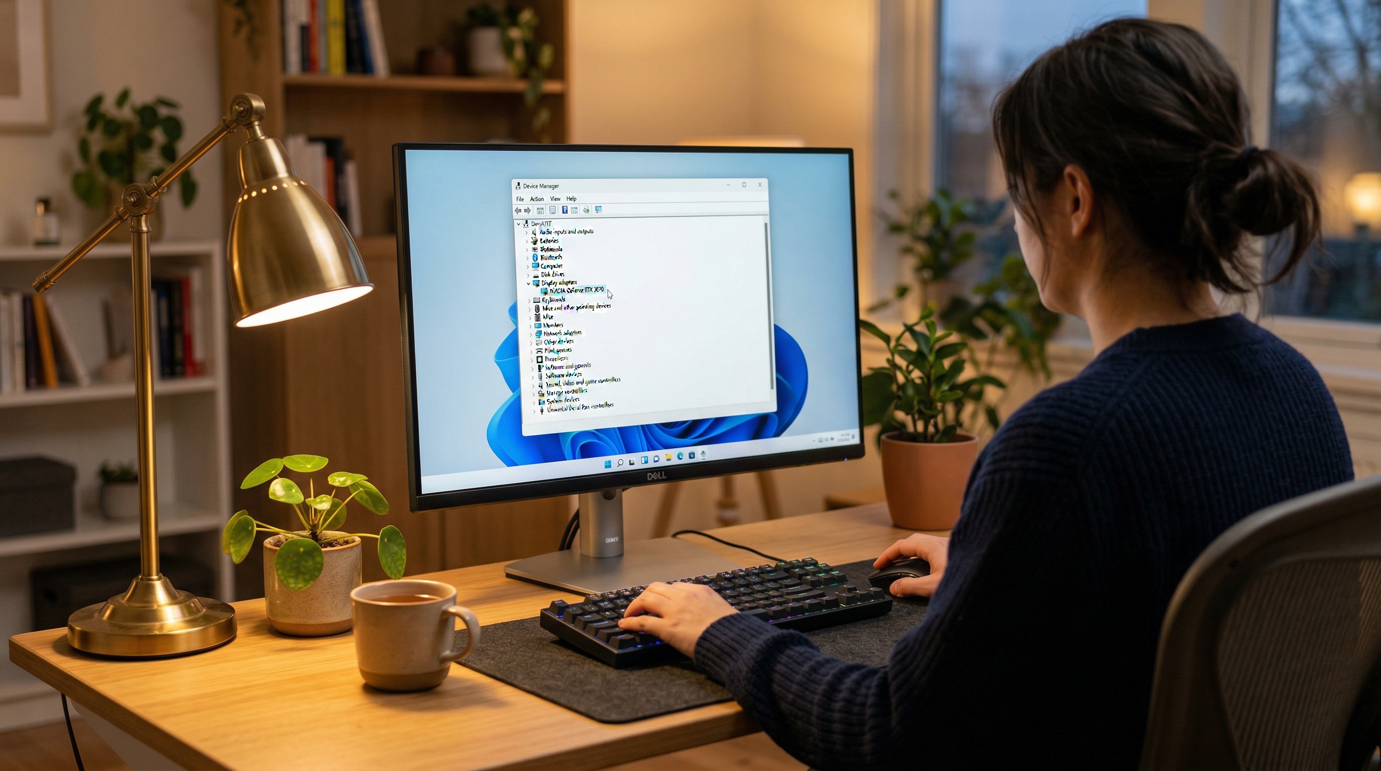 Windows设备管理器NVIDIA驱动操作教程