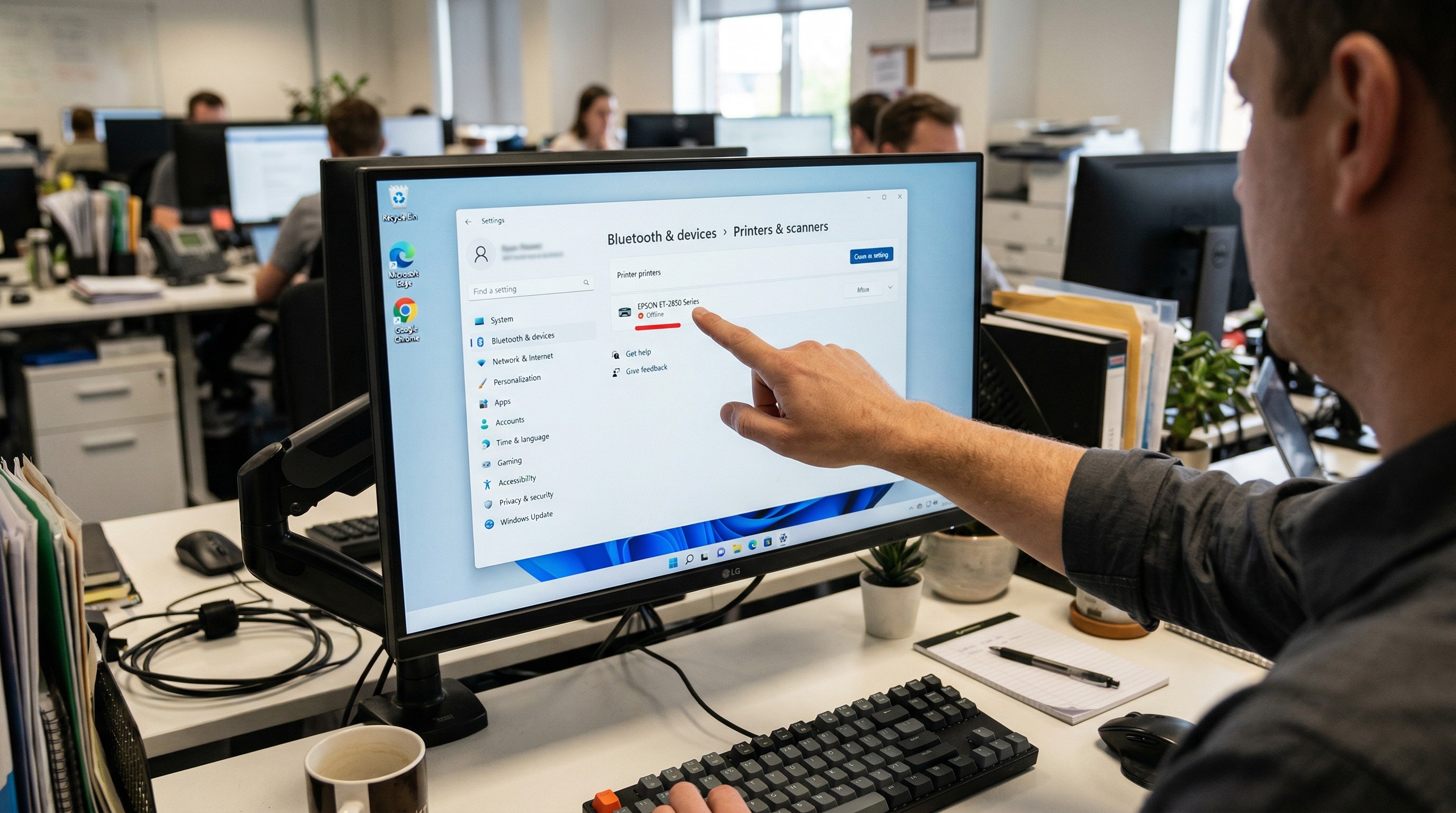 Windows打印设置界面操作指引