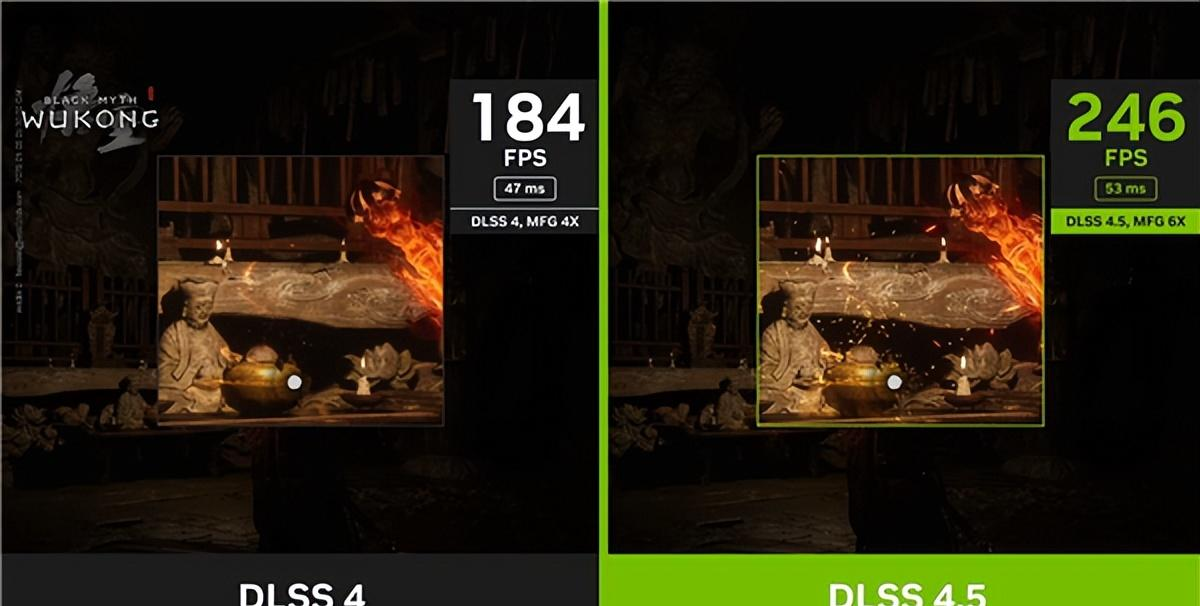 NVIDIA DLSS 4.5 性能优化设置界面