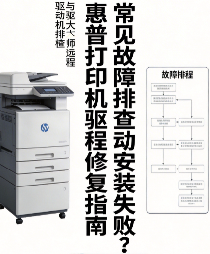 惠普打印机驱动安装失败?常见故障排查与驱动大师远程修复指南