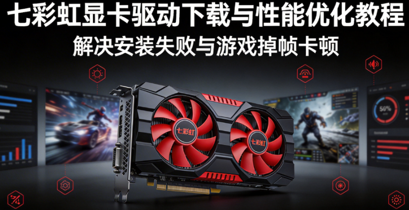 七彩虹显卡驱动下载与性能优化教程:解决安装失败与游戏掉帧卡顿
