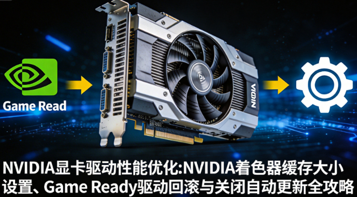 NVIDIA显卡驱动性能优化：NVIDIA着色器缓存大小设置、Game Ready驱动回滚与关闭自动更新全攻略