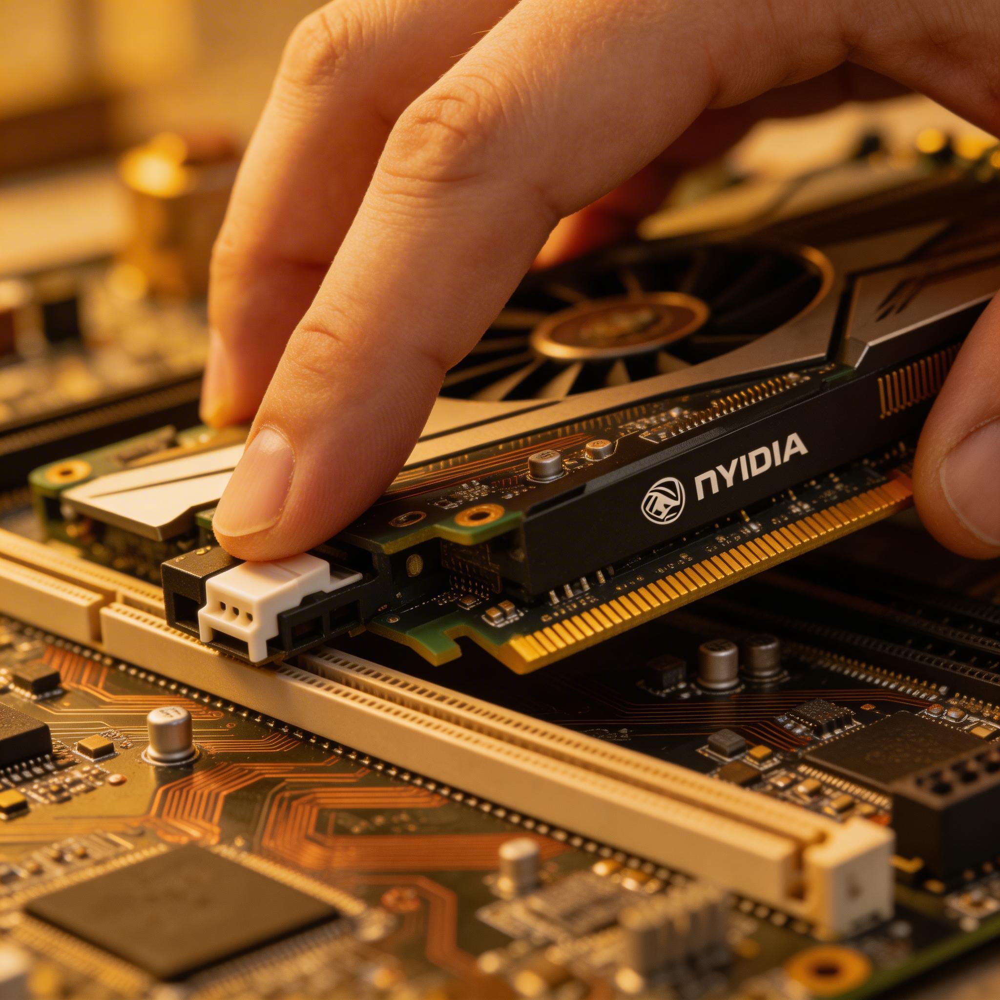 NVIDIA显卡PCIe插槽安装