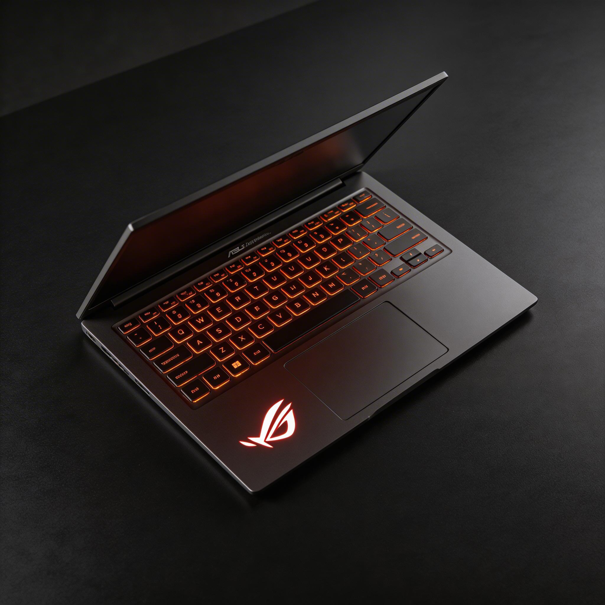 华硕ROG游戏本顶视图