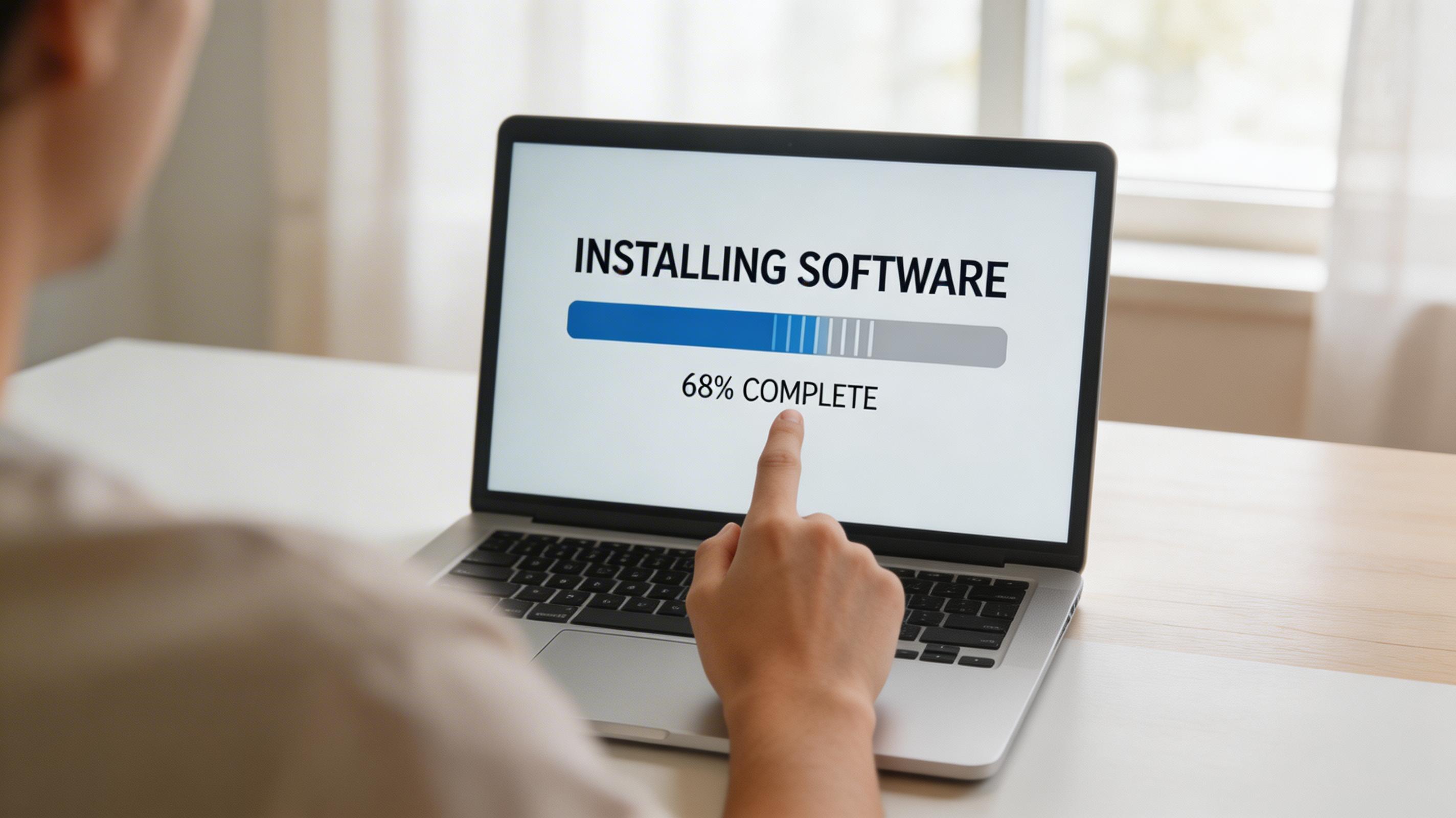 华硕笔记本驱动安装进度