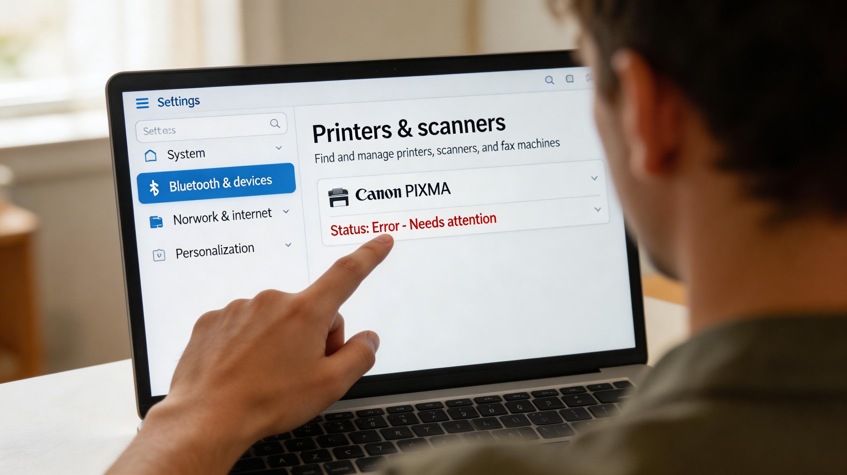 Win11添加佳能打印机设置界面