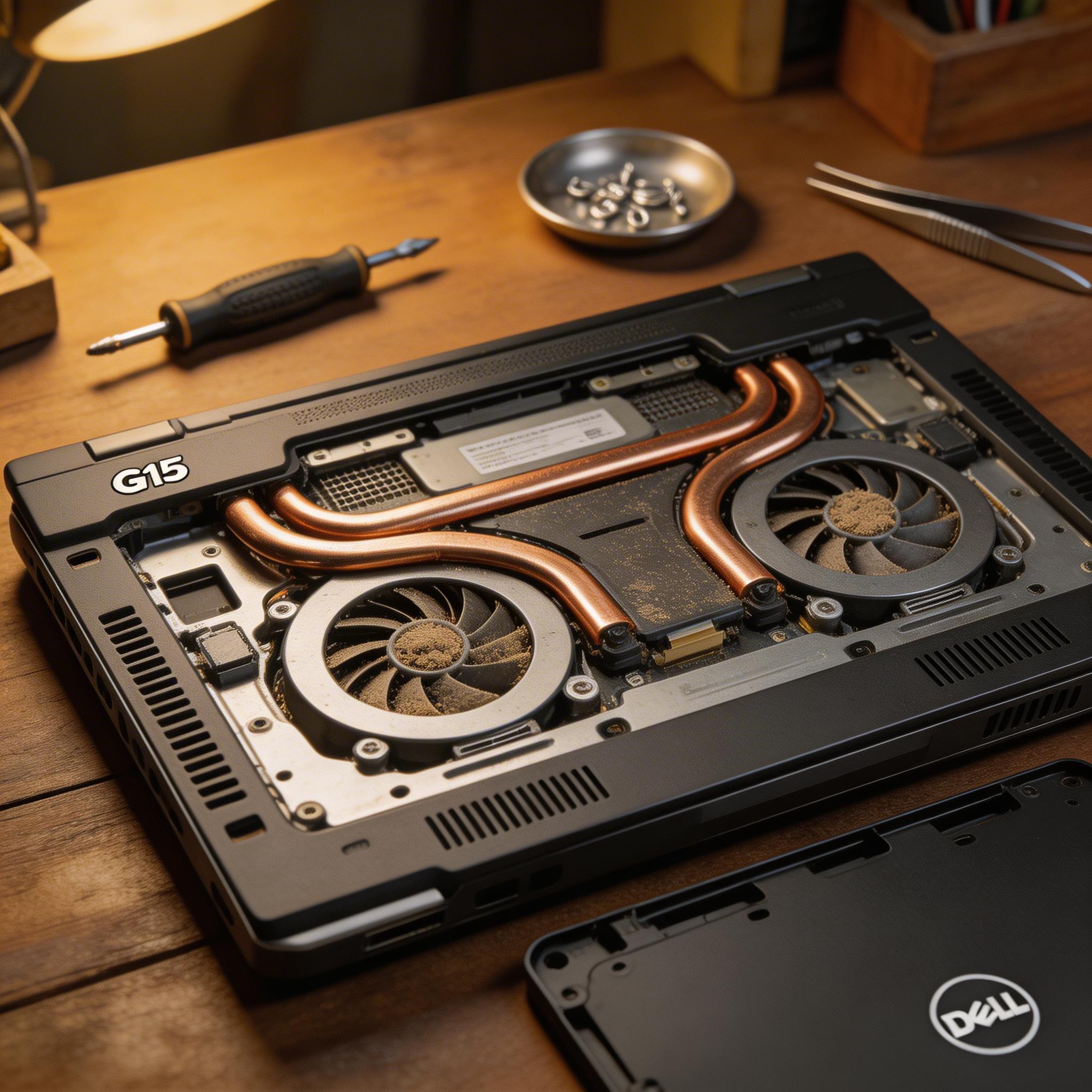 戴尔G系列游戏本散热系统内部