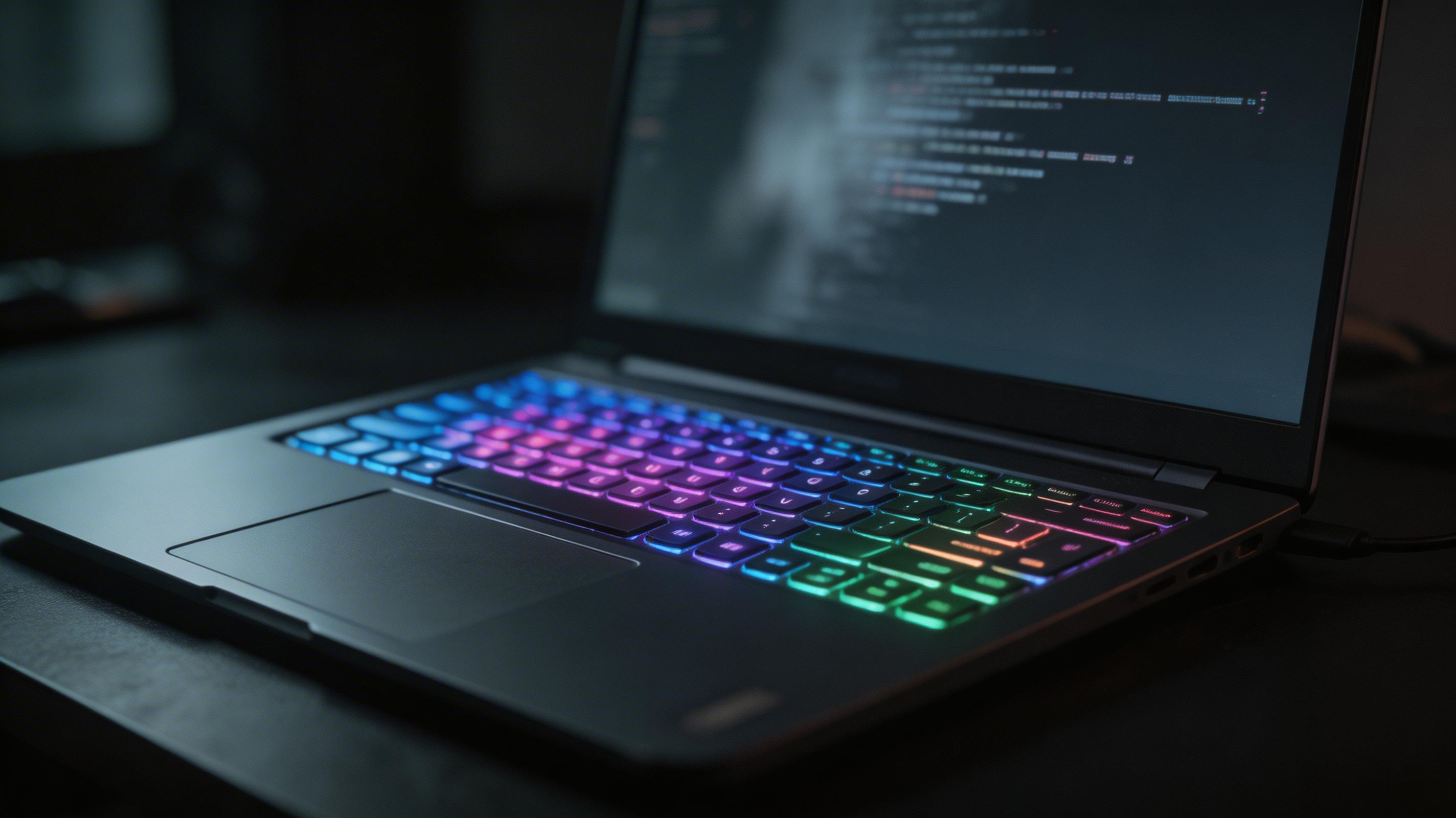 游戏本RGB键盘错误灯效场景