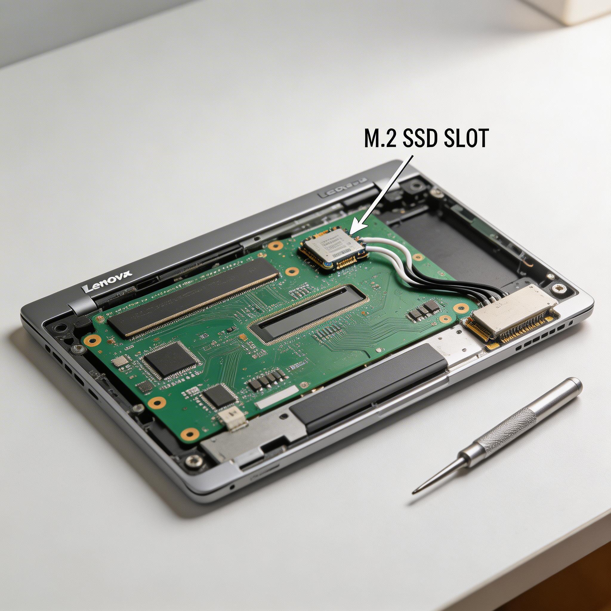 联想Yoga轻薄本底部拆机内部组件