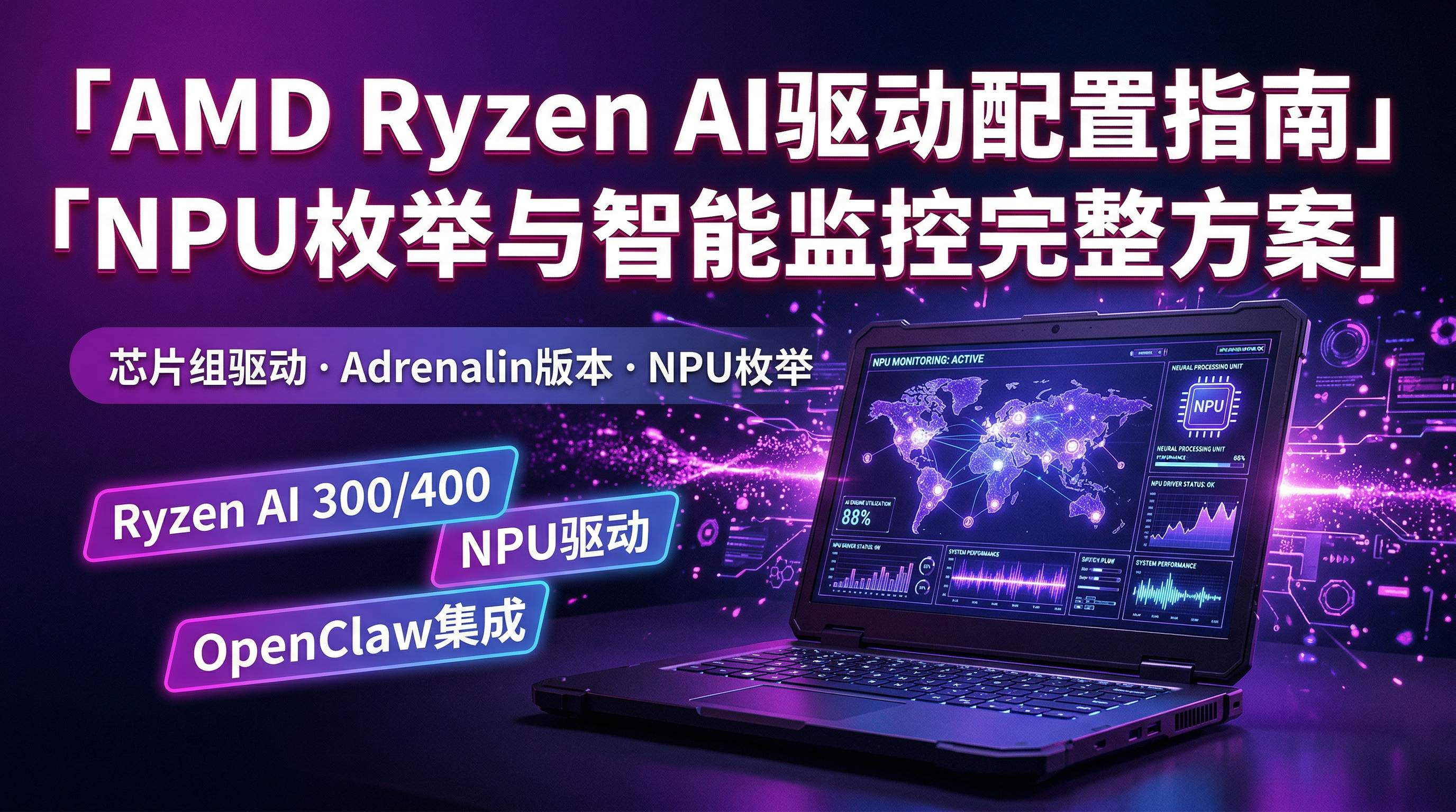 AMD Ryzen AI NPU驱动配置与驱动大师AI诊断结合