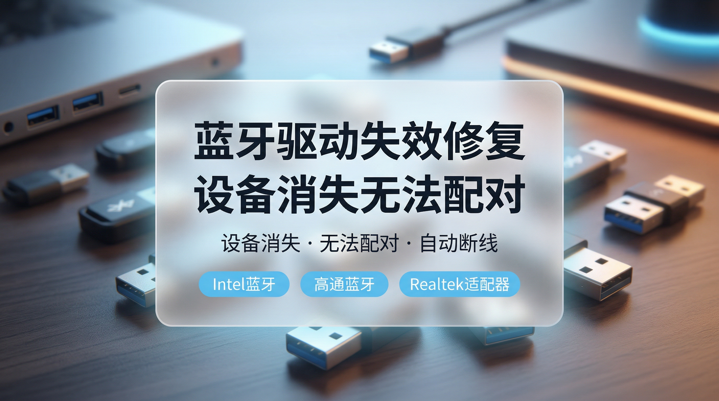 Win11蓝牙驱动失效完整修复指南：设备消失/无法配对/断线，Intel/高通/Realtek全覆盖（2026）