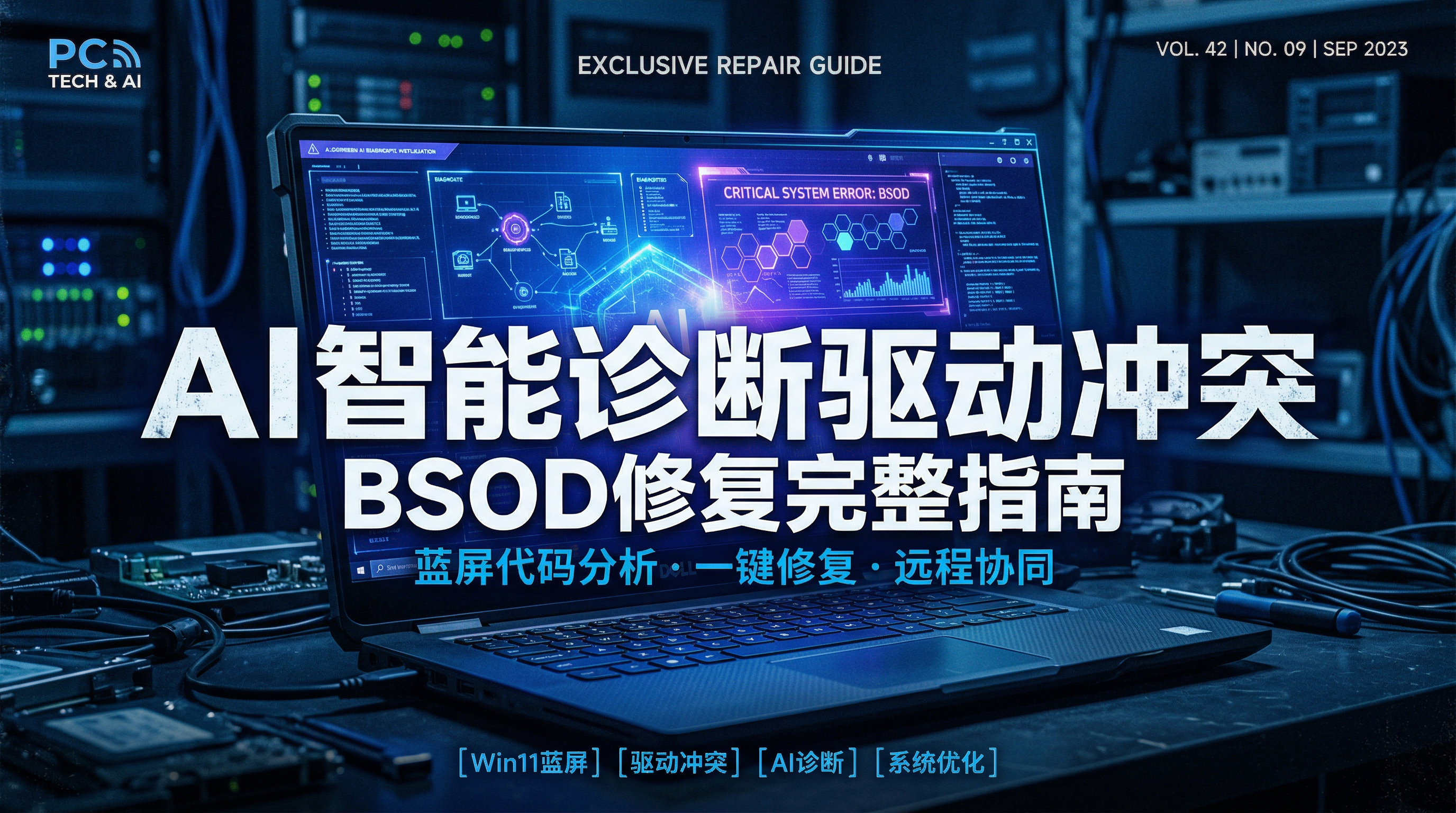 AI工具如何解决Win11驱动冲突：BSOD代码智能诊断+驱动大师一键修复+OpenClaw远程协同（2026）