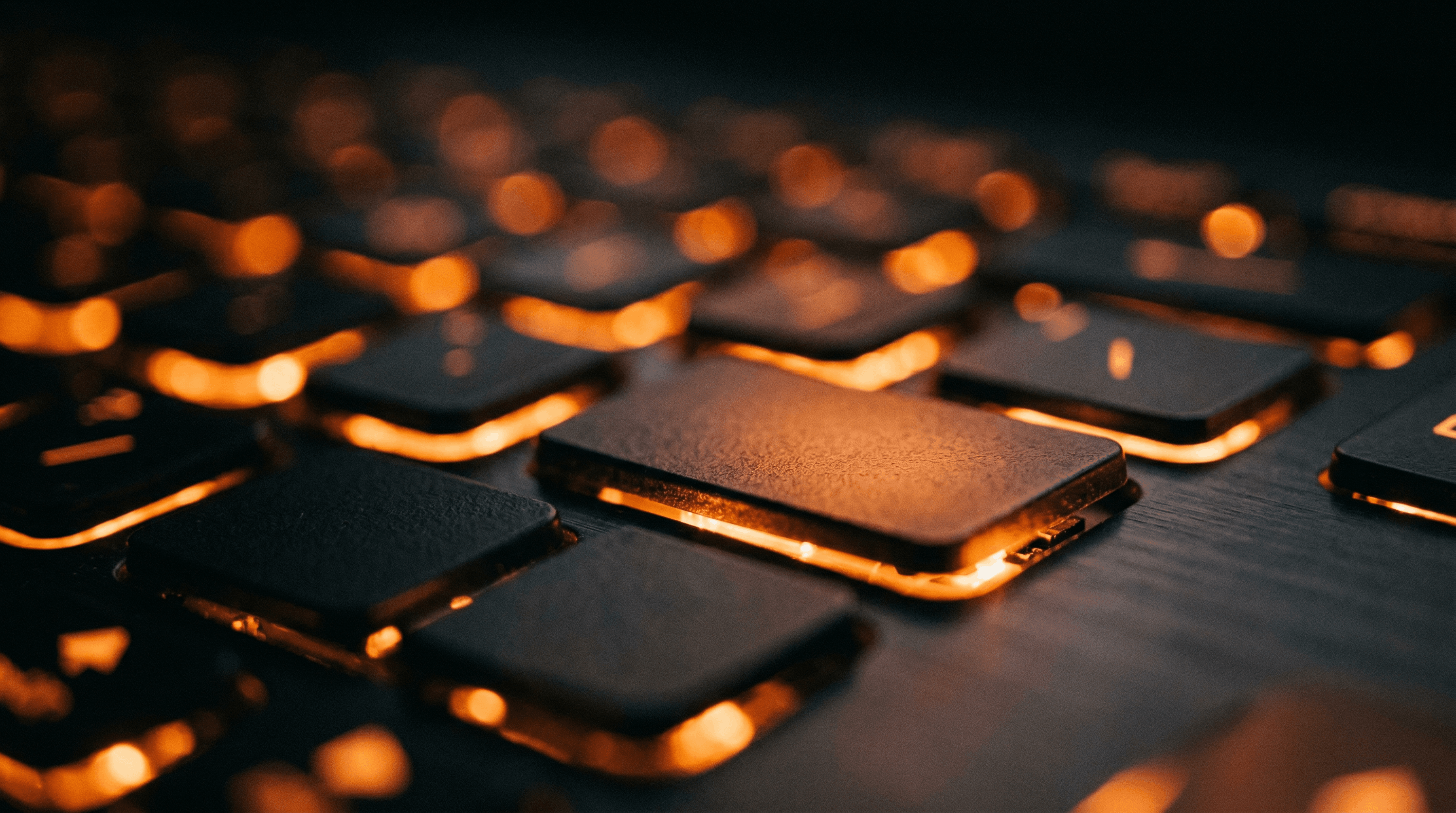 笔记本键盘RGB背光特写