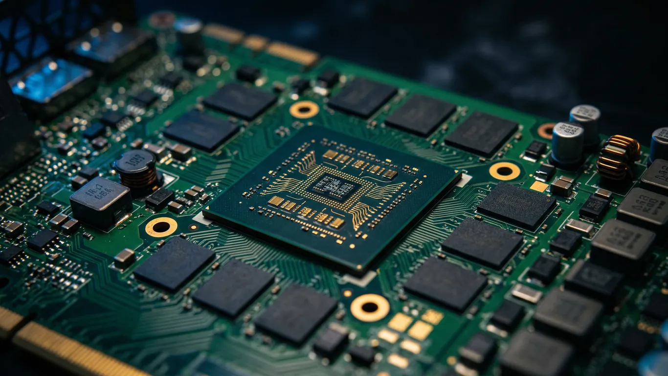 NVIDIA显卡PCB电路板细节