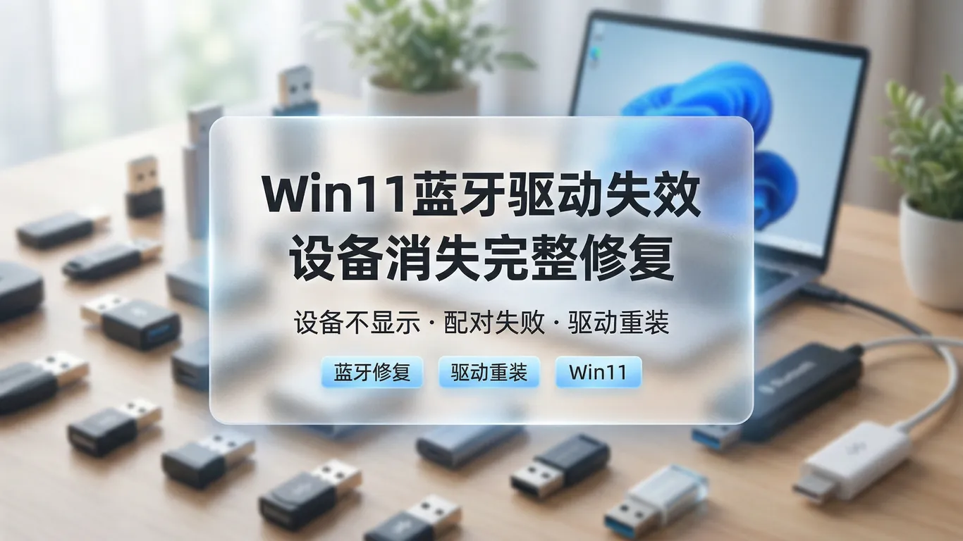 Win11蓝牙驱动失效设备消失完整修复:蓝牙开关不见了/配对失败/Intel和高通方案全解(2026)