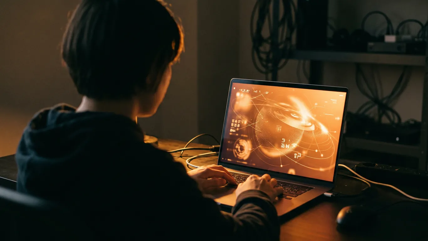 AI诊断界面屏幕光效