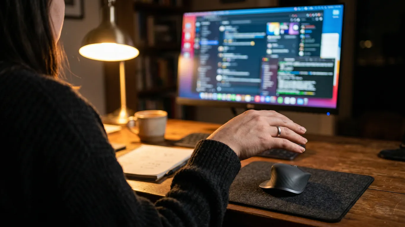 用户操作电脑场景