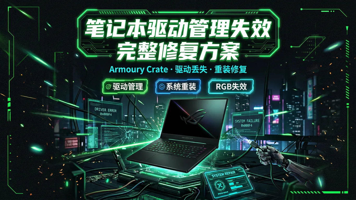 华硕笔记本Armoury Crate驱动管理完整指南