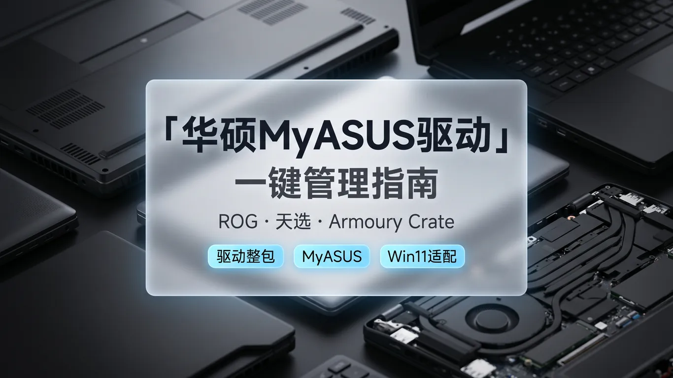 据华硕官方2026年4月统计，超过60%的ROG/天选/灵耀系列笔记本用户不了解MyASUS的驱动管