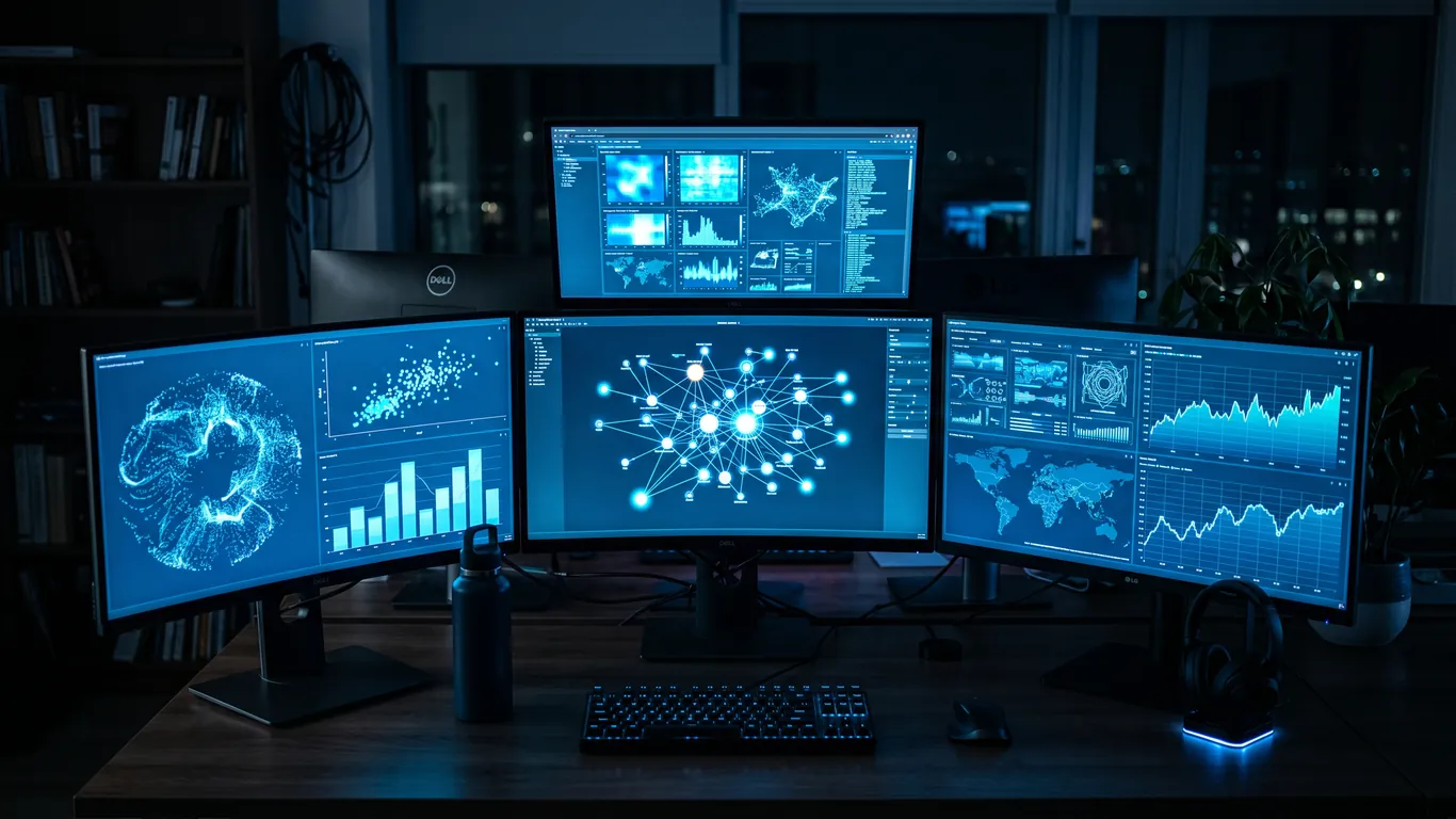 多显示器工作环境