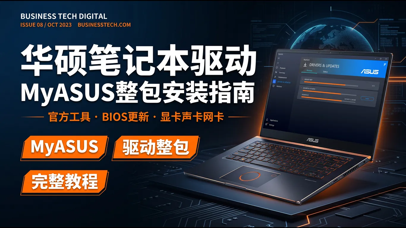 华硕笔记本驱动MyASUS整包安装指南