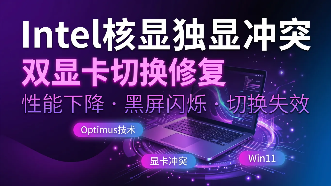 Intel核显独显冲突完整修复指南