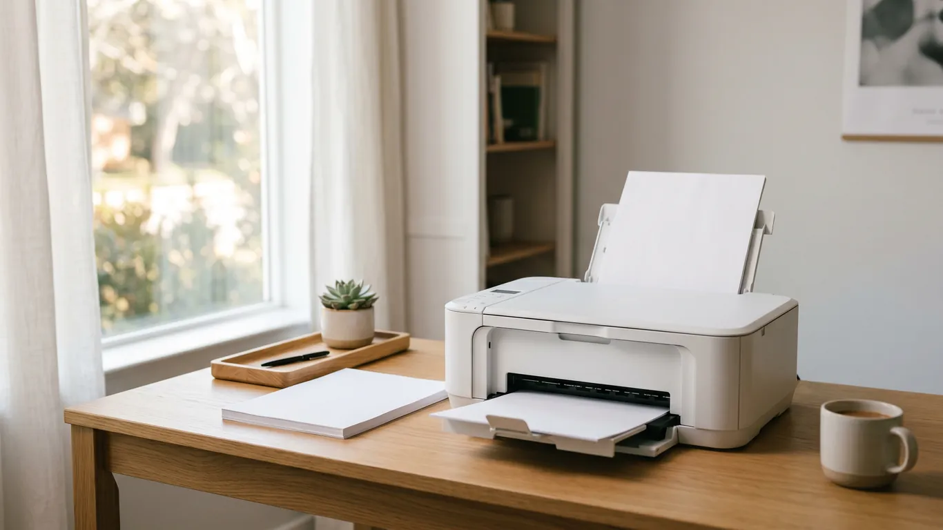 白色打印机产品图