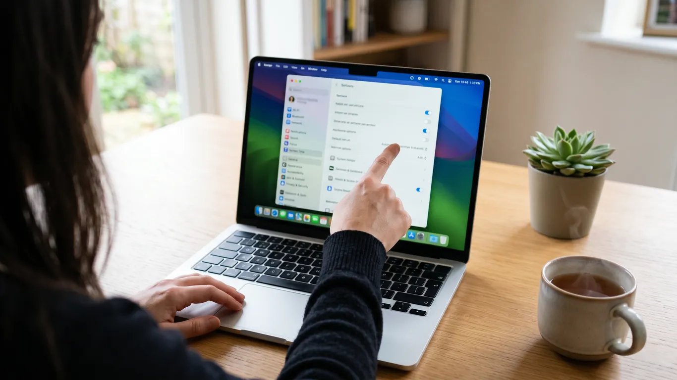 操作场景指向屏幕