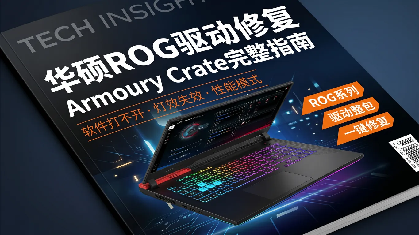 华硕ROG笔记本Armoury Crate驱动修复完整指南