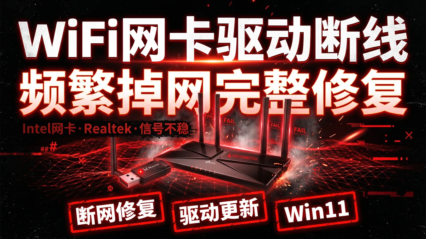 WiFi网卡驱动断线完整修复指南