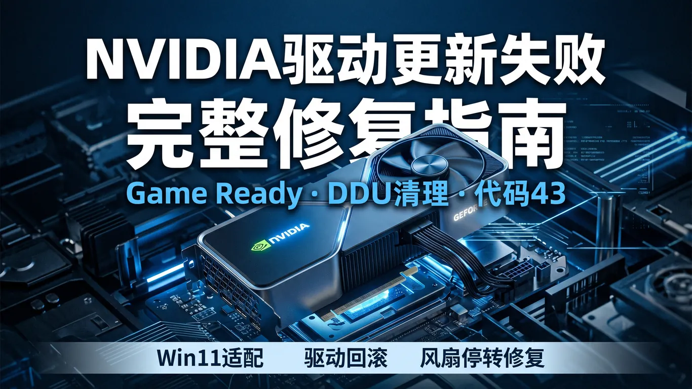 NVIDIA显卡驱动更新失败完整修复指南