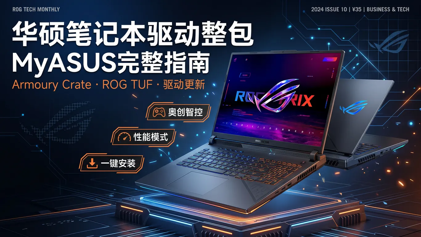 华硕笔记本驱动整包安装指南