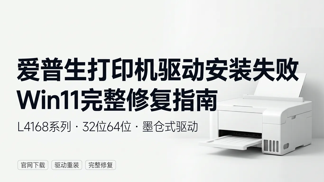 爱普生打印机驱动安装失败Win11修复指南