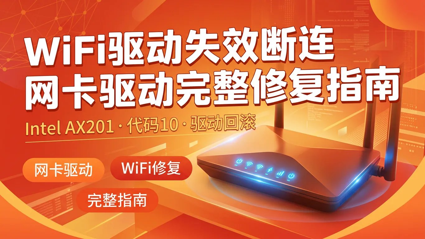 WiFi驱动失效断连网卡驱动修复指南