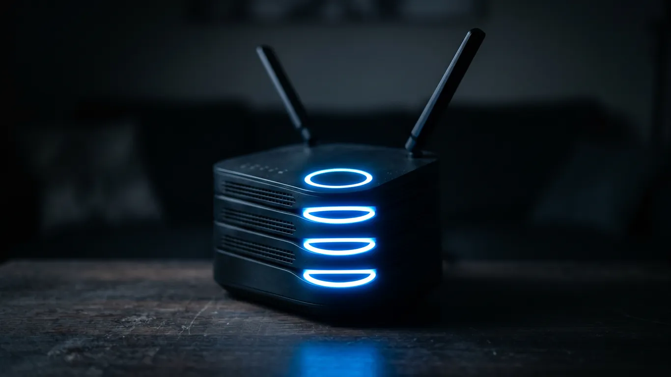 WiFi路由器信号灯和网线