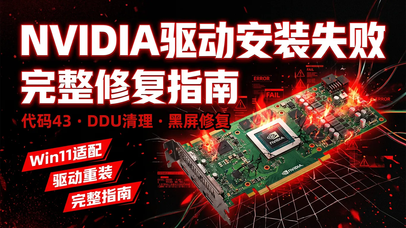 NVIDIA显卡驱动安装失败完整修复指南