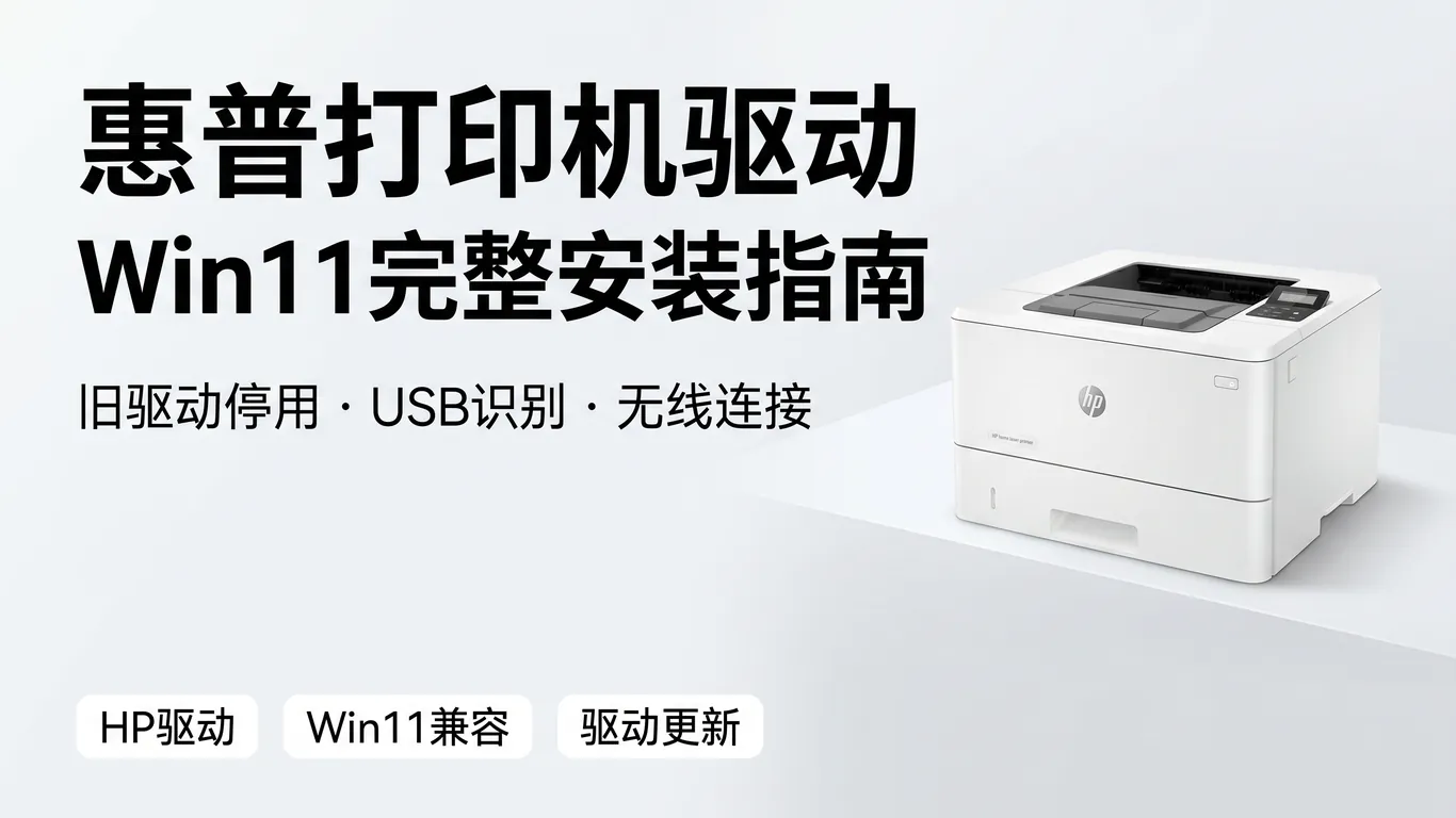 惠普打印机Win11驱动安装失败完整修复指南