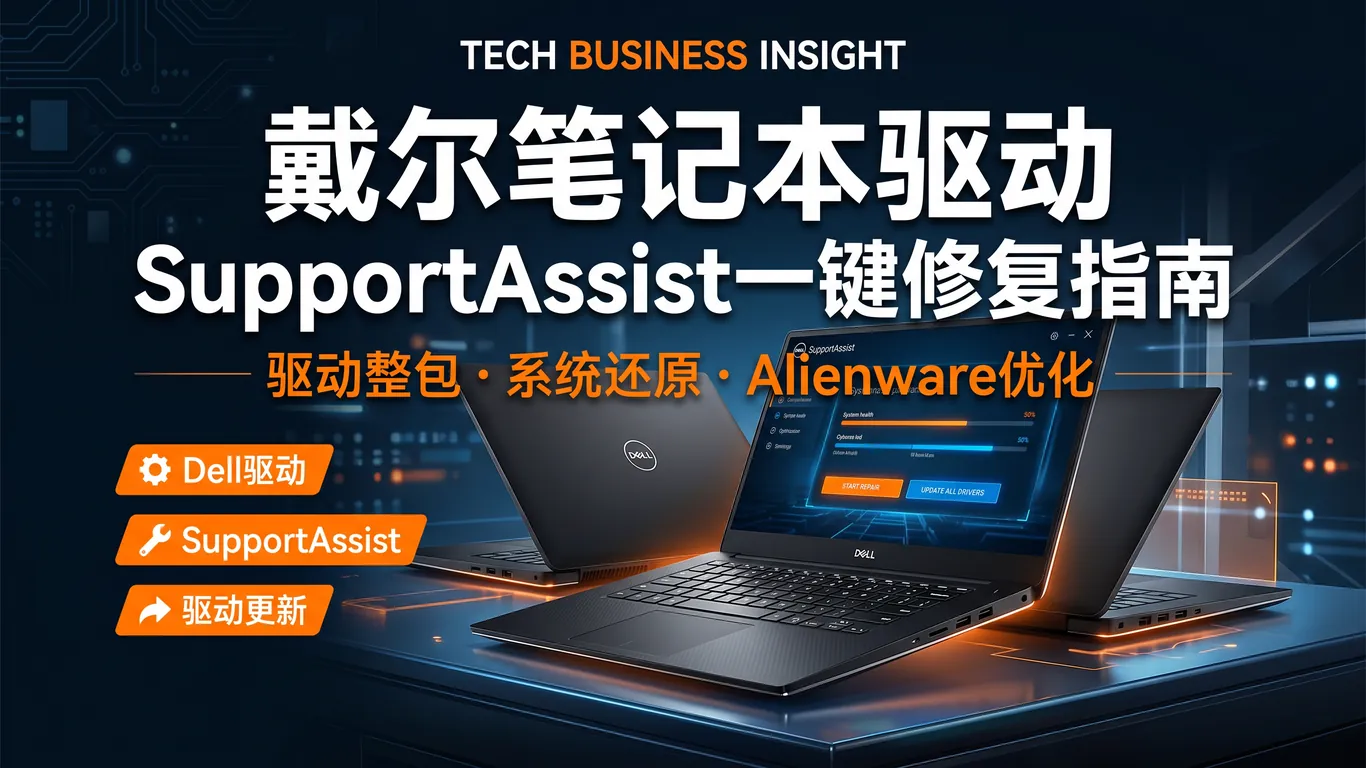 戴尔Dell笔记本SupportAssist驱动整包安装指南