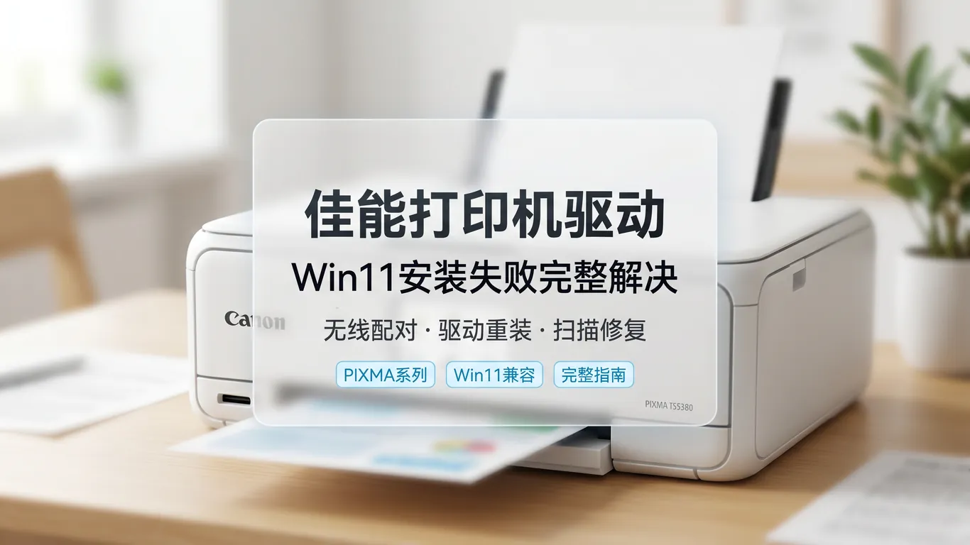佳能Canon打印机驱动Win11安装失败完整解决指南