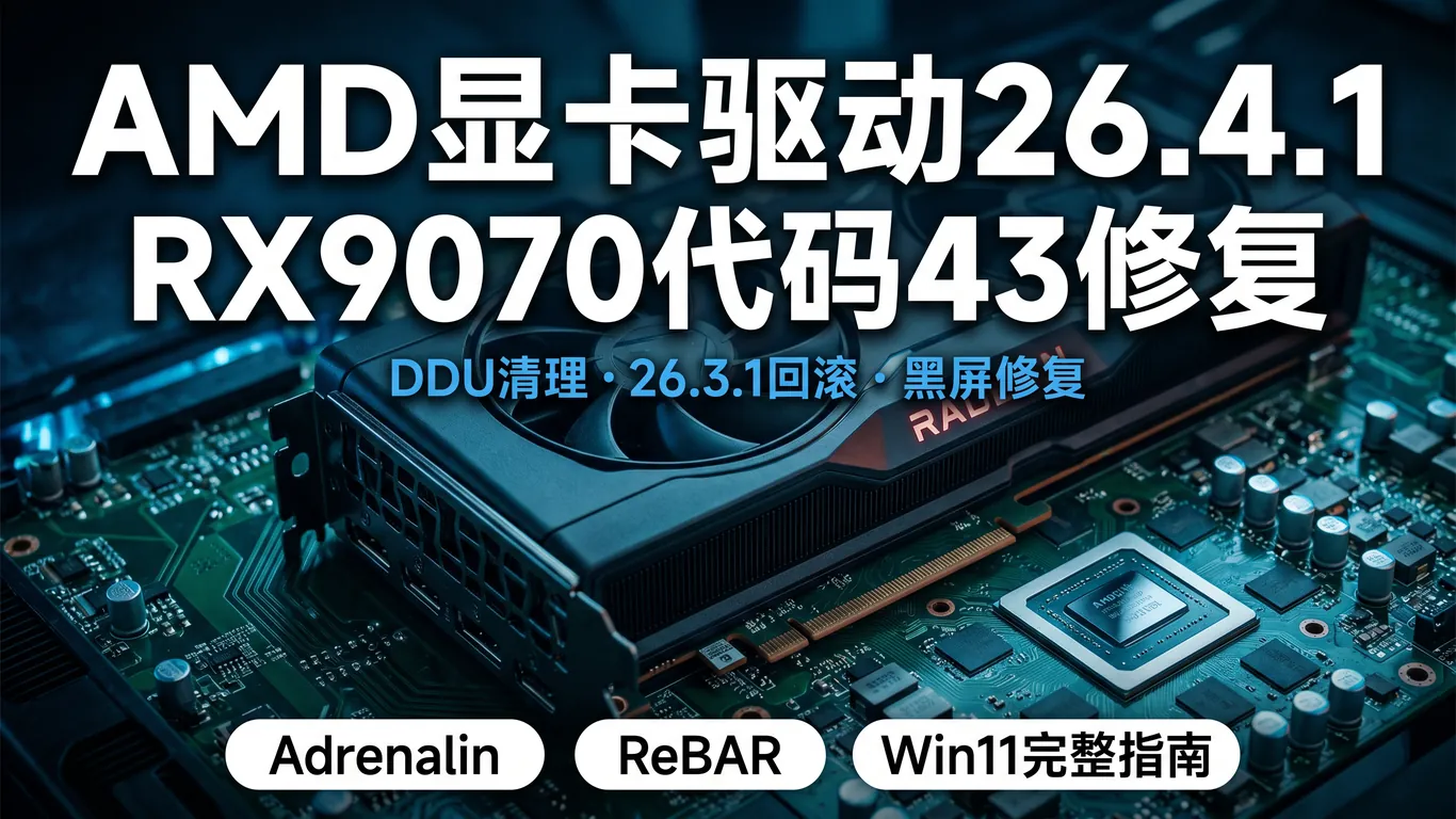 AMD显卡驱动26.4.1完整更新指南