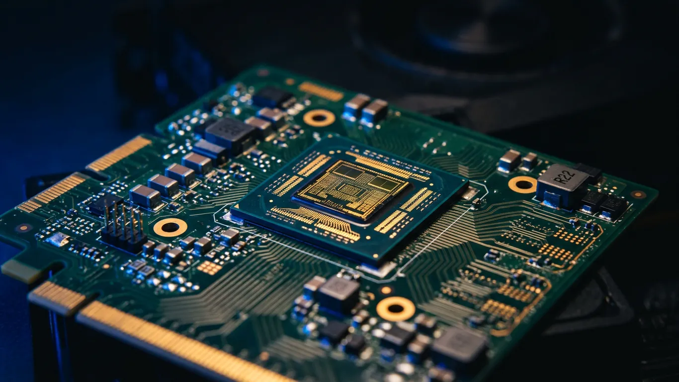 NVIDIA显卡PCB特写